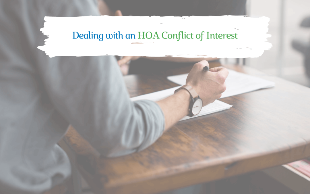 How to Deal with an HOA Conflict of Interest in Winston Salem