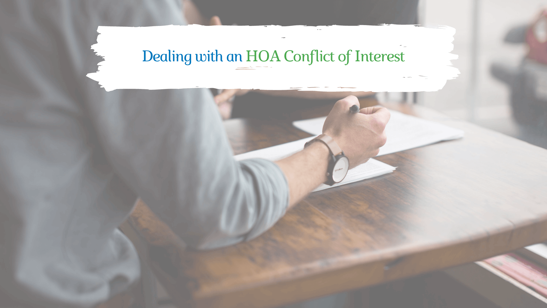 How to Deal with an HOA Conflict of Interest in Winston Salem