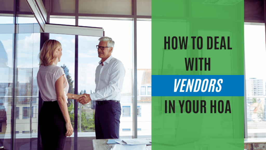 How to Deal with Vendors in Your HOA | Winston-Salem Association Management - Article Banner