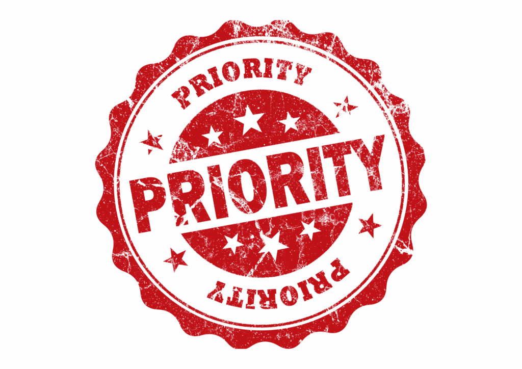 High Priority Stamp Badge Make it a Priority