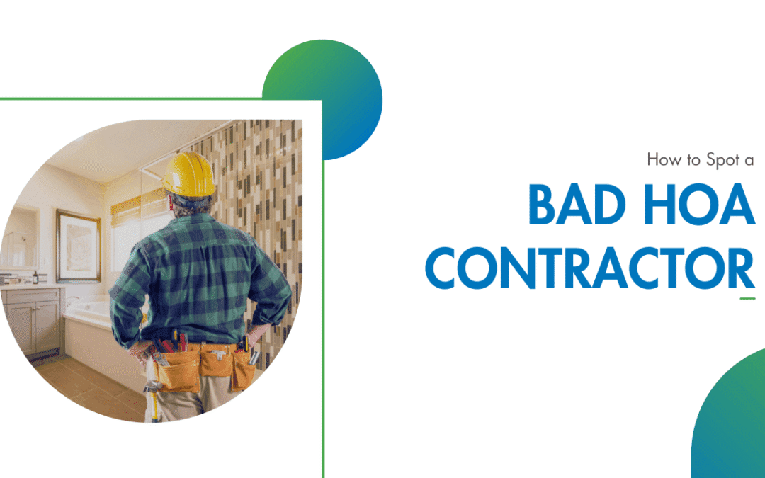 How to Spot a Bad HOA Contractor
